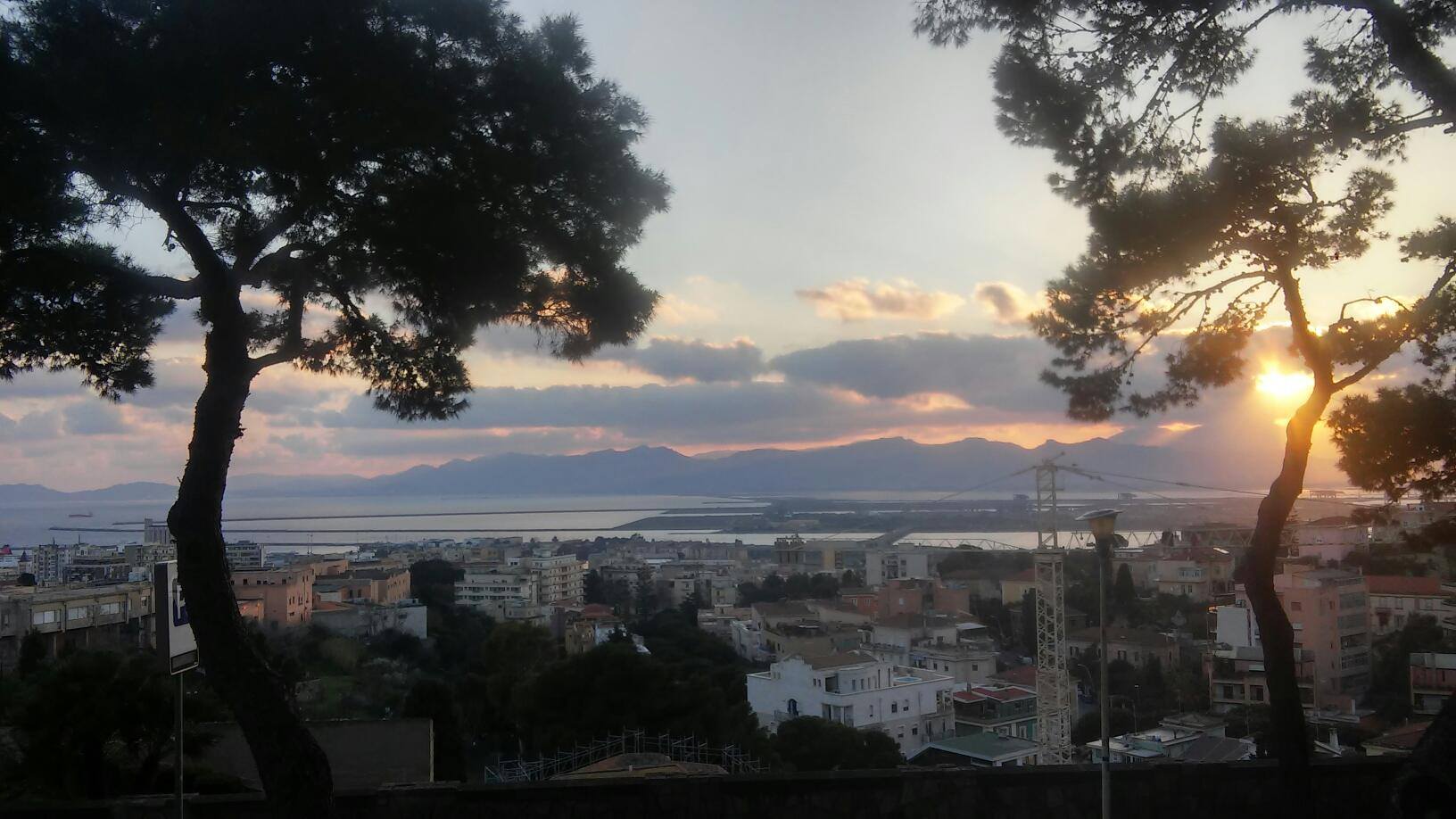 Tramonto Cagliari sul mare 2