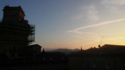 Tramonto sui colli bologna