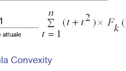 Formula convexity matematica finanziaria 1